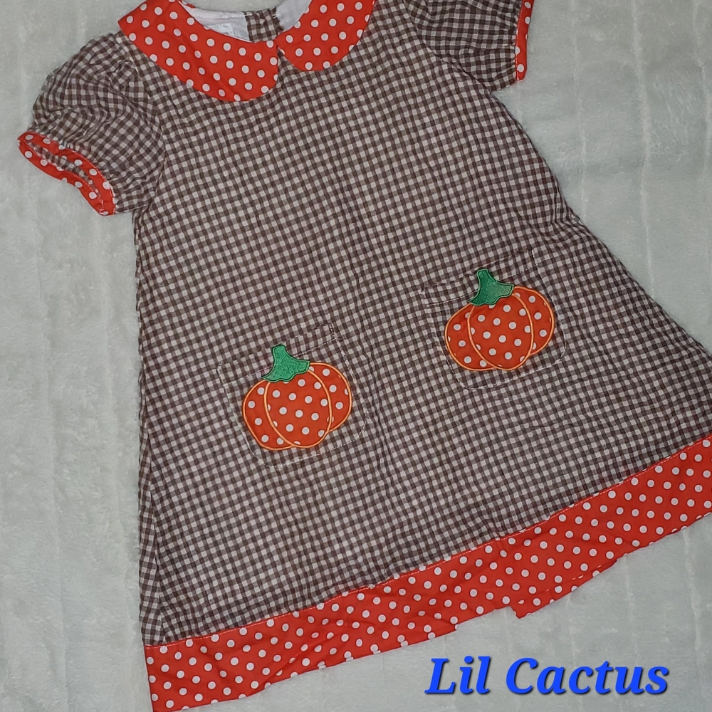 Lil Cactus Pumpkin Dress